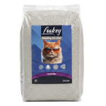 Lookey cat litter bag on white background
