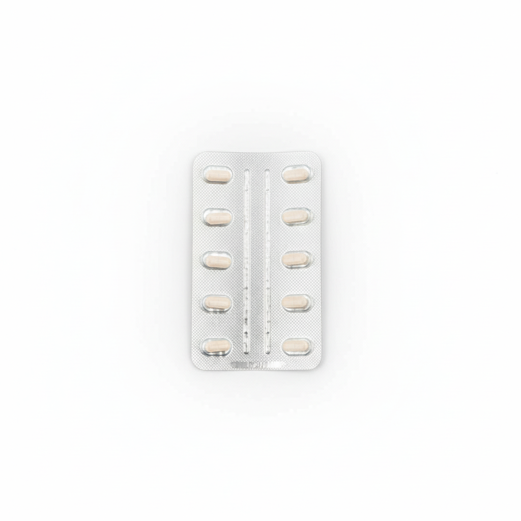Medication Blister Pack - White Background