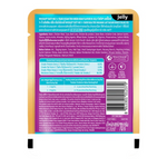 Back view of a Waltham pet food packaging with text and a barcode on a white background