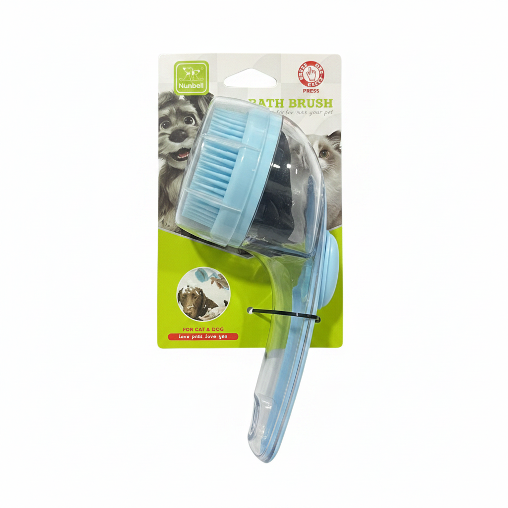Nunbell Bath Brush - Blue