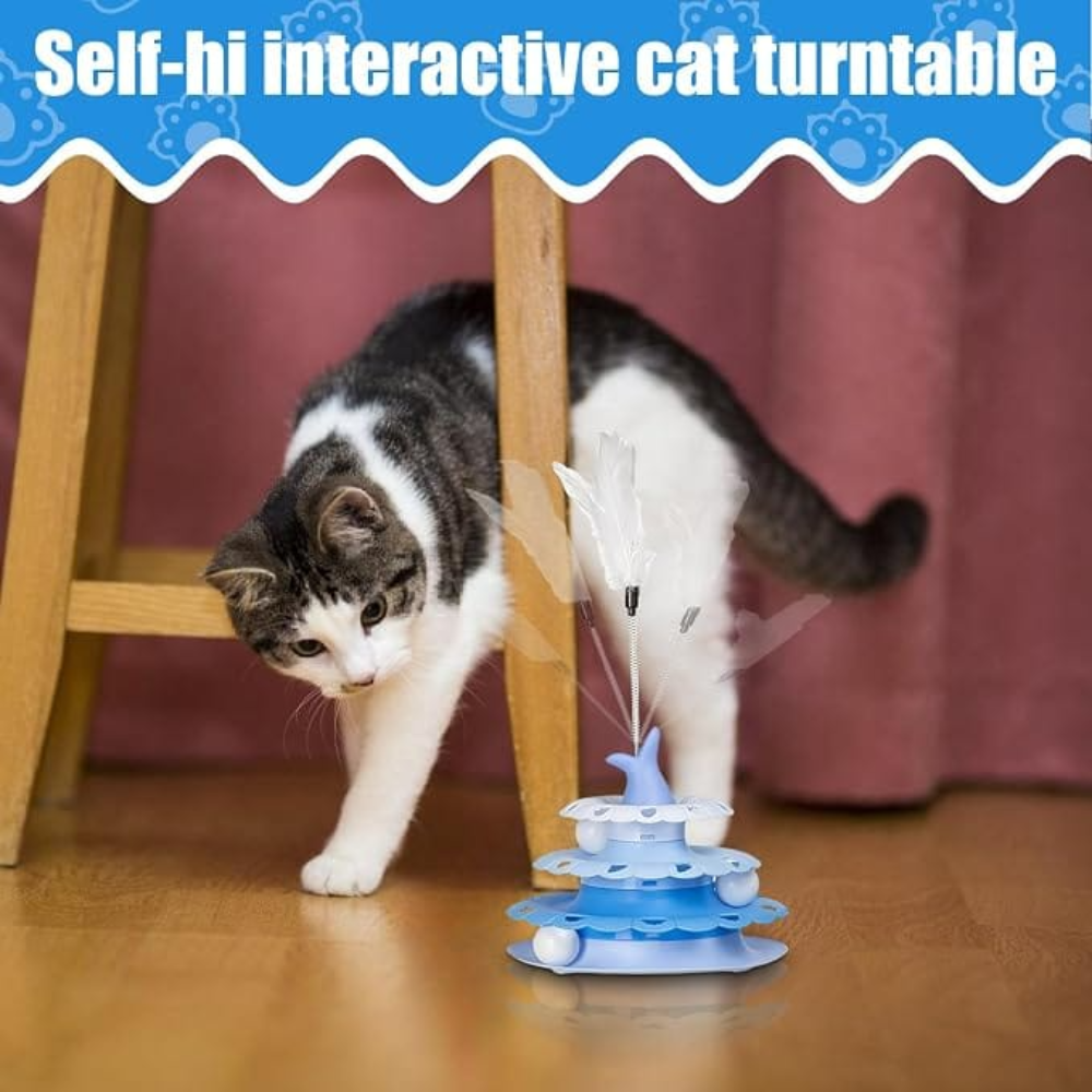 Nunbell Cat Toy Circular Turntable