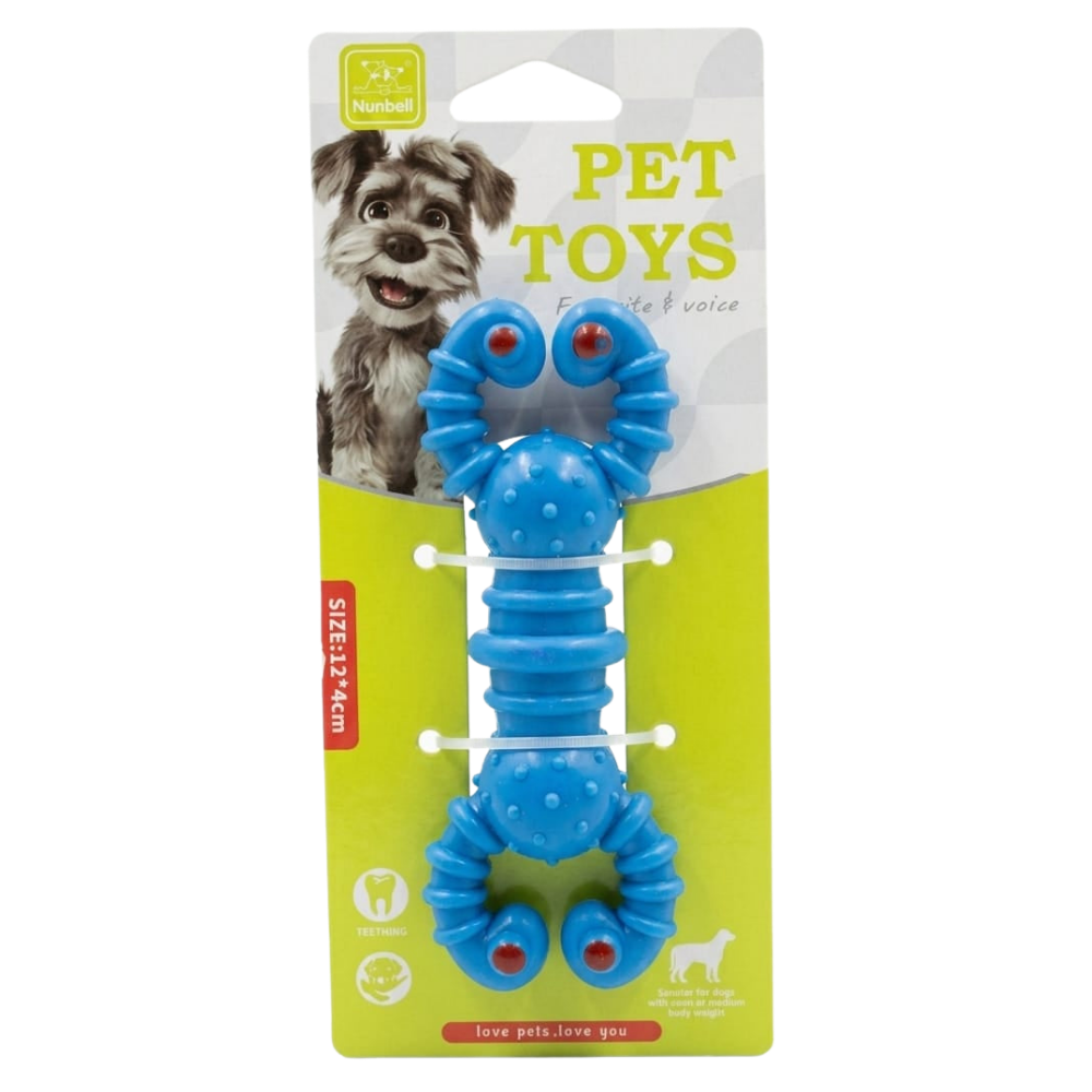 Nunbell Squeaky Rubber Dog Toy Petfast.shop Nunbell Dog Supplies Toys petfast.shop EgyptBlue 120.00