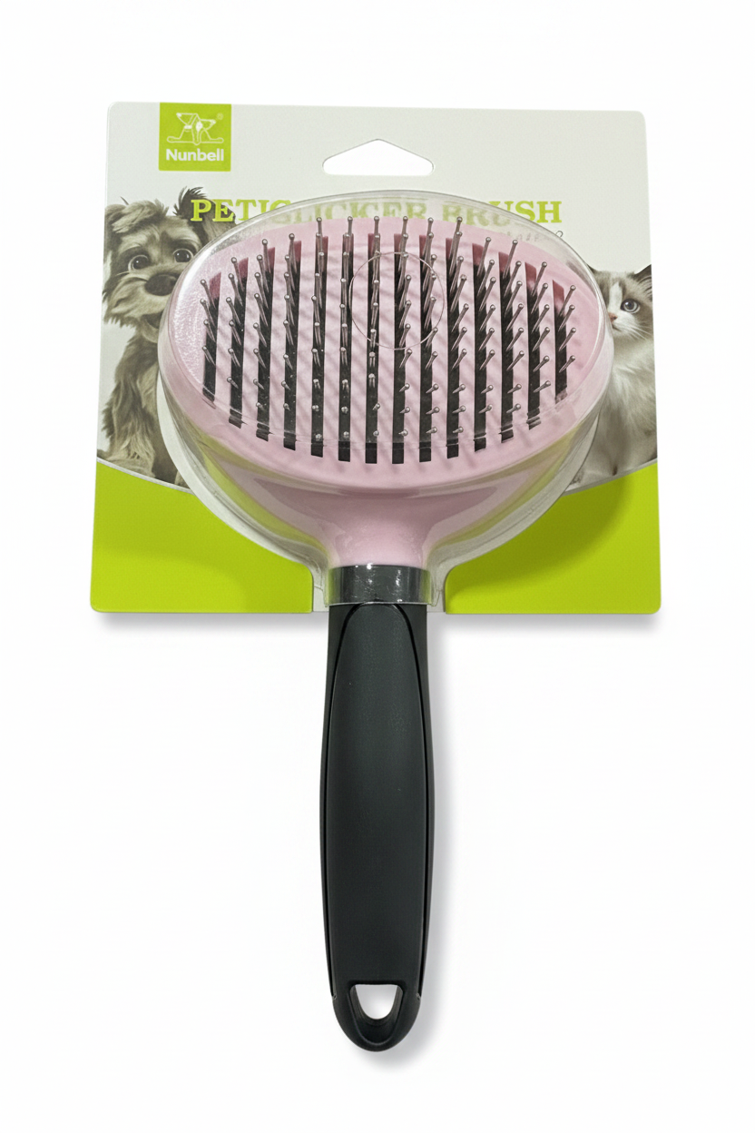 Nunbell Pet Slicker Brush - White Background