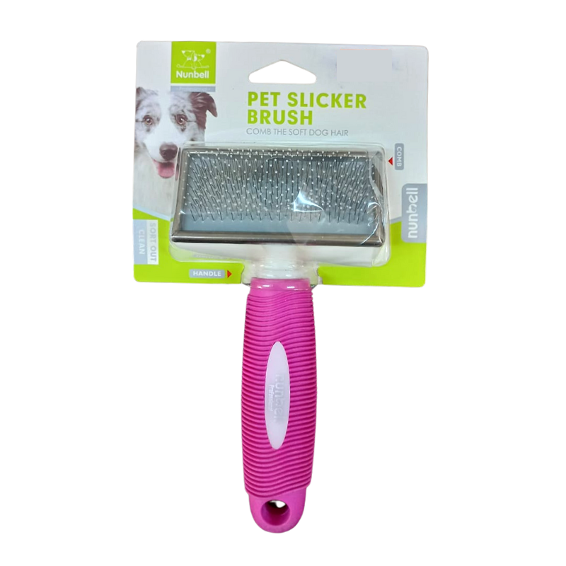 Nunbell Pet Slicker Bruch Small Comb The Soft Dog Hair.