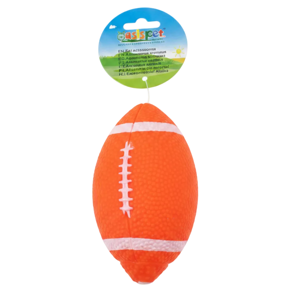 Dog American Football & Sound Toy