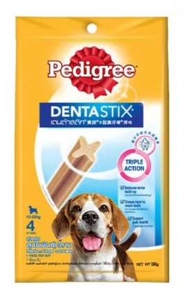 Pedigree Dentastix packaging on a white background