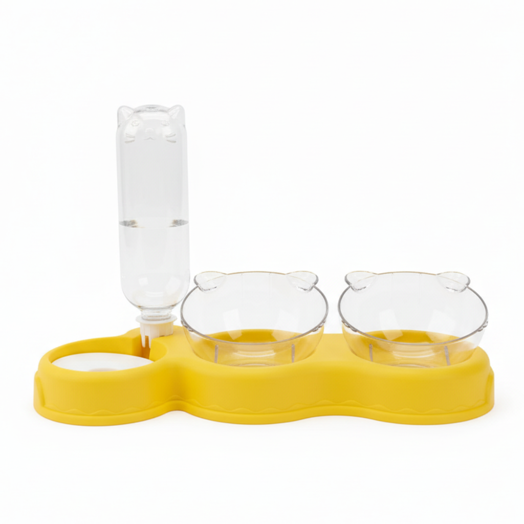 Pet Feeding Station Yellow - Petfast Ready