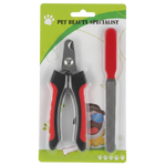 Pet grooming tools white background