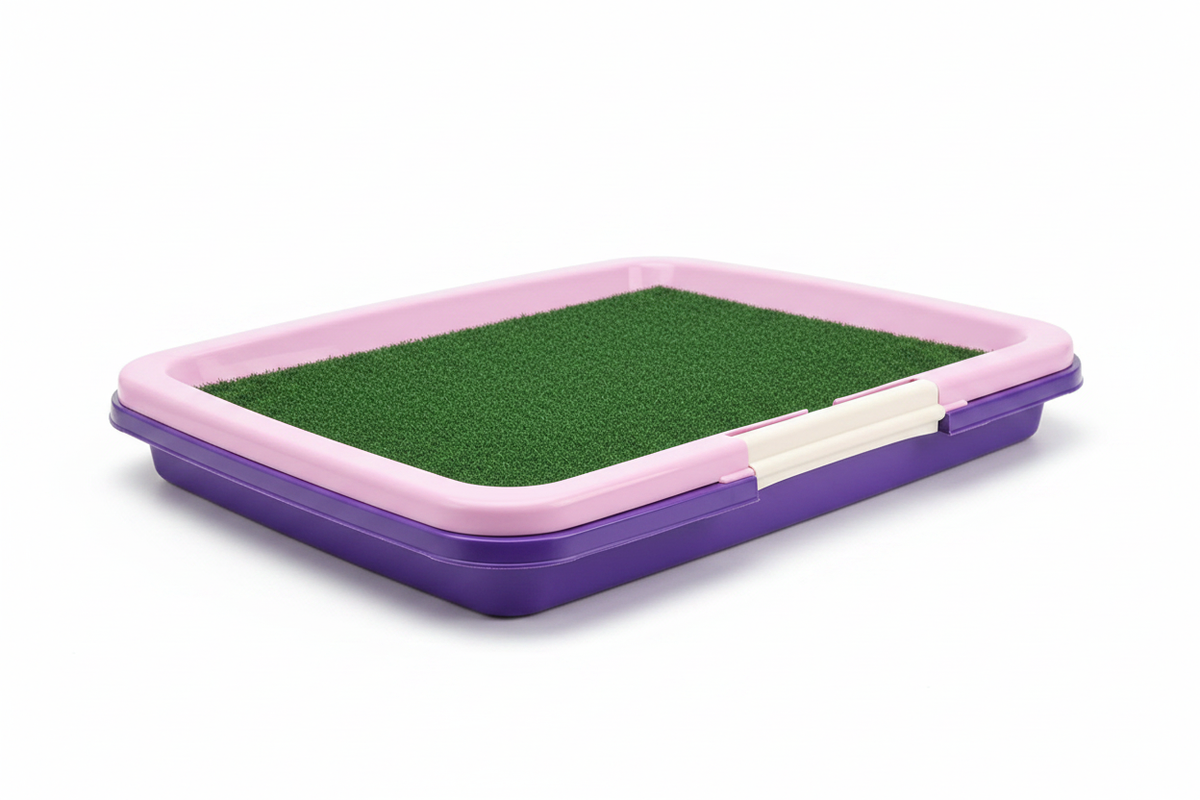 Pet Potty Tray - Side View