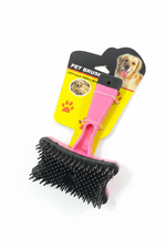 Pink Pet Brush - White Background