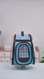 Pet Carrier Package for Cats and Small Dogs Black Large Size 42*28*32 Cm