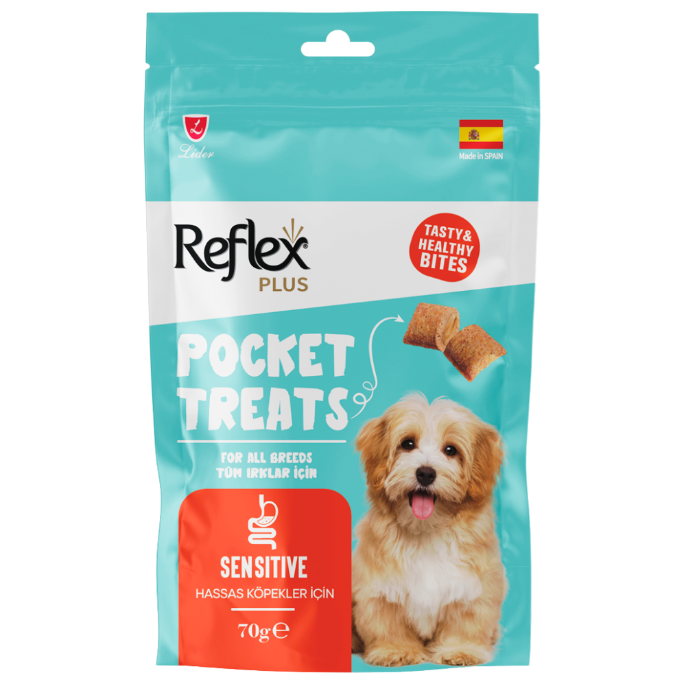 Reflex Plus Dog Treat Pocket Treats Sensitive 70g Petfast.shop Reflex Biscuit Treat Dental Treat Dog Exclusive Treats petfast.shop Egypt PRE6037S Default Title 199.00