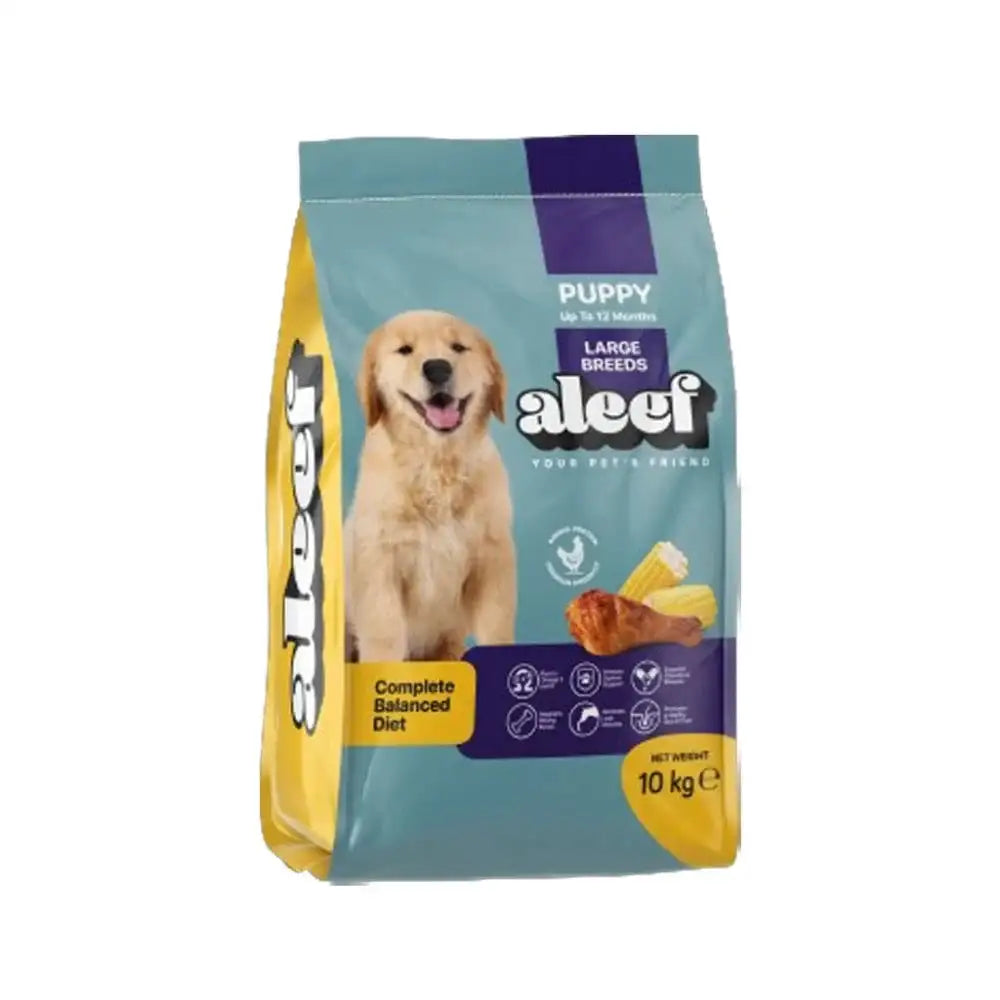Aleef Dry Food for puppy Dogs with with Chicken 10 kg.