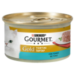4X GOURMET Purina Gold With Tuna And Salmon 4x85g