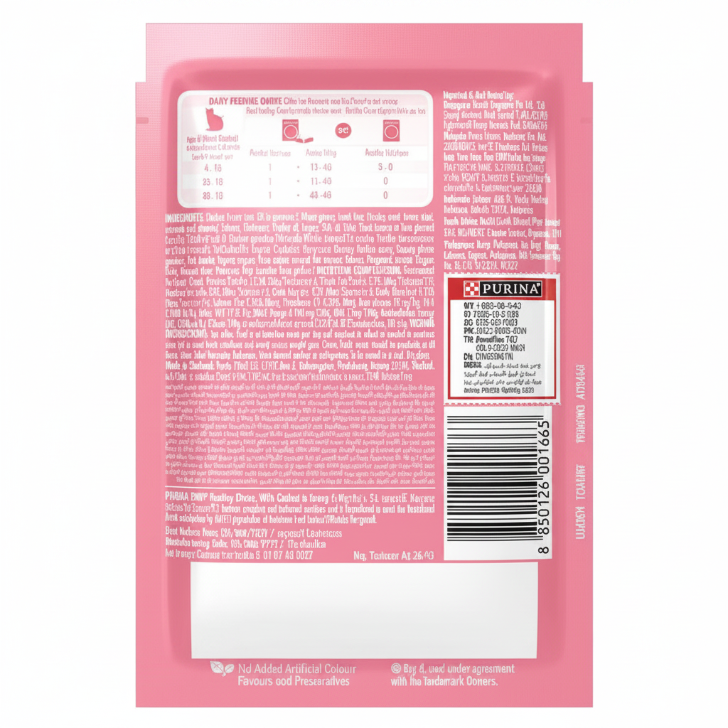 Purina ONE Pink Back - White Background