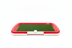Red Pet Potty Tray - Front Straight
