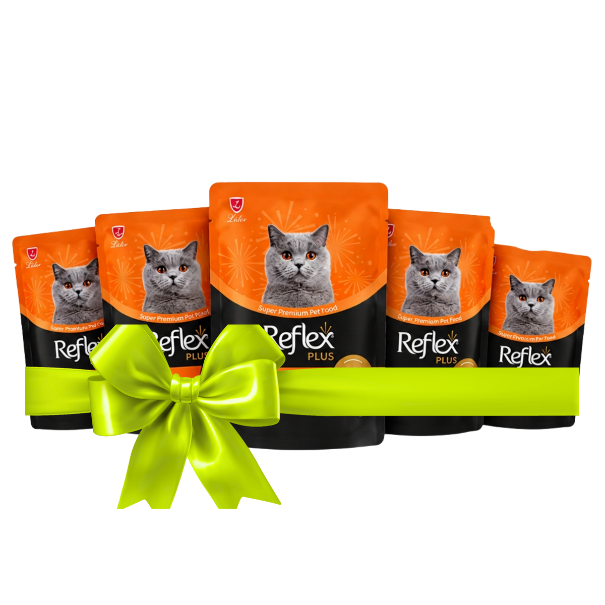 أكياس Reflex Plus باللحم الضاني فقط بنفس الترتيب