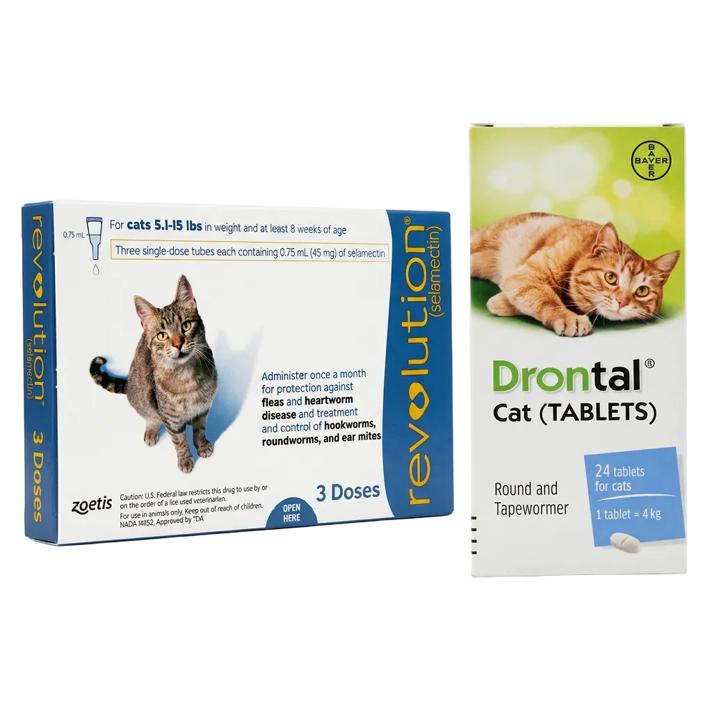 باندل Revolution وDrontal بمسافة بين العبوتين