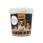 Rich Excellence beef Chihuahua biscuit tub exact shape white background