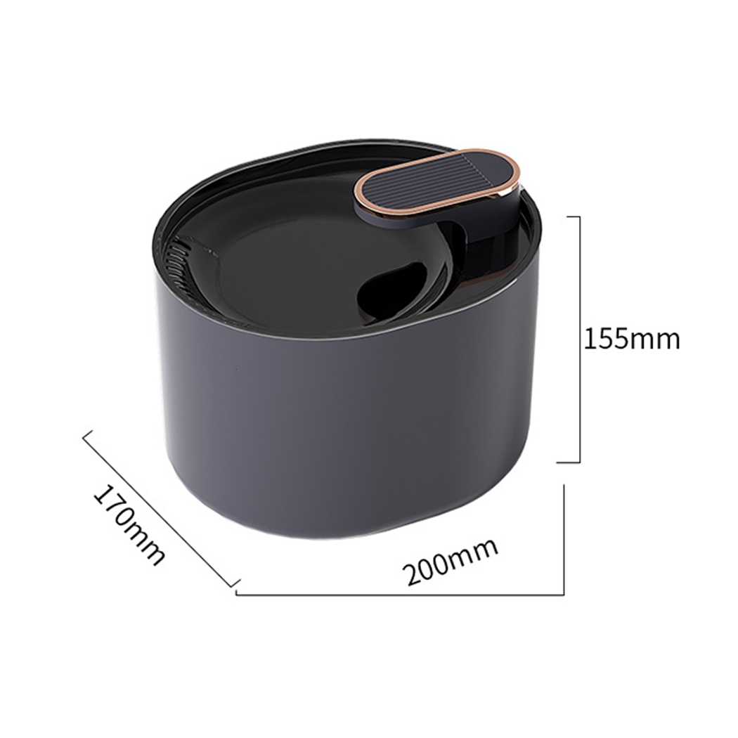 Automatic Pet Water Fountain 3L Water dark blue.