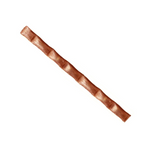 Brown wooden stick on a white background