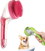 Nunbell Pet Bath Brush Long Hand
