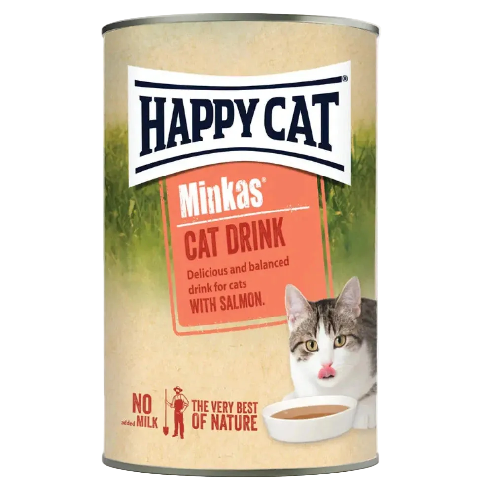 Happy Cat Minkas Cat Drink with Salmon Can 135ml Petfast.shop Happy Cat Cat Exclusive Food Wet Food petfast.shop EgyptDefault Title 200.00