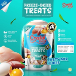 Crystal Kitty Freeze Dried Treats with Tasty Mix Cubes 40g