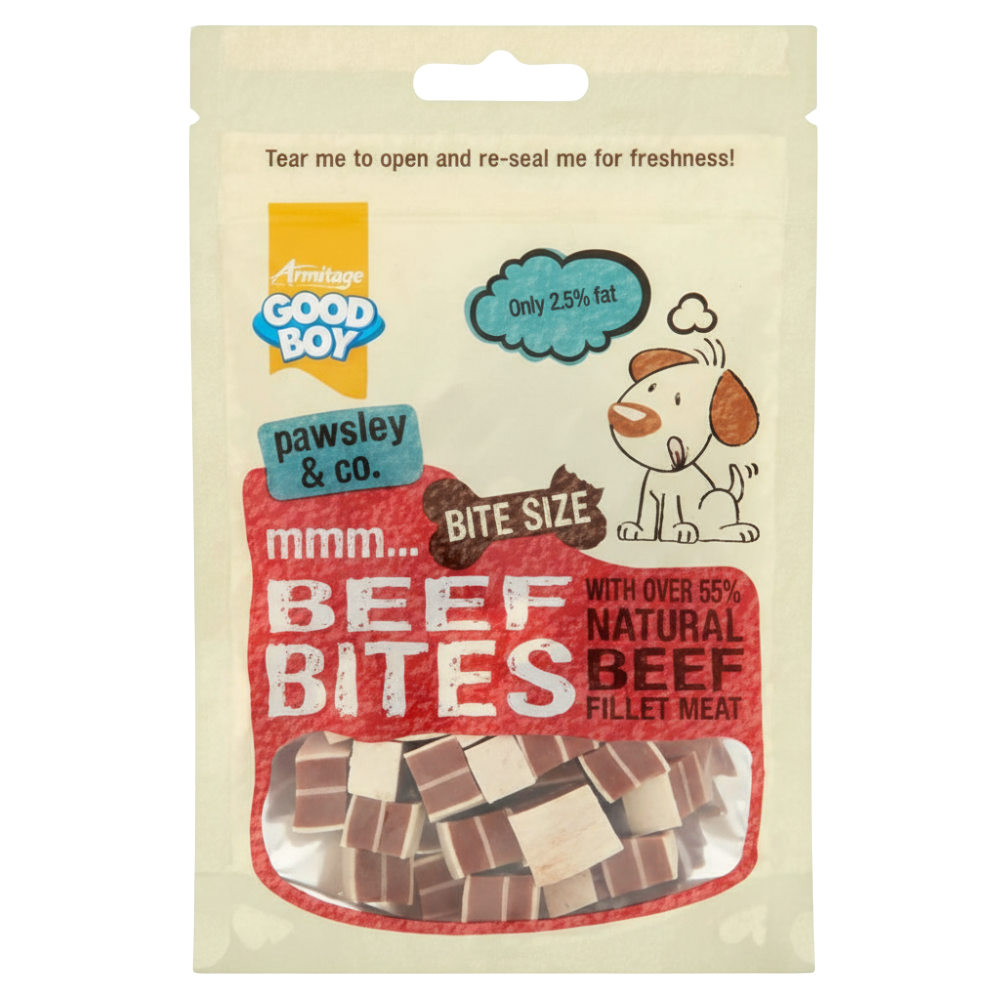 Good Boy Deli Bites Beef Dog Treats 65G