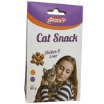Groovy Cat Snack Treats with Chicken & Liver 80g Petfast.shop Groovy Biscuit Treat Cat Egypt Brand Treats petfast.shop Egypt PGR3637S Default Title 85.00