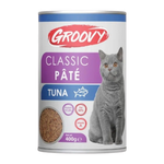 Groovy Wet Food For cats classic pate tuna 400g