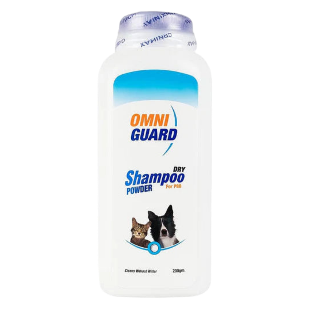 Omni Guard Dry Shampoo Lavender 200 G Petfast.shop Omni Guard Cat Dog Egypt Brand Grooming Kitten Puppy Wipes & Waterless Grooming petfast.shop Egypt POM3181S Default Title 99.00