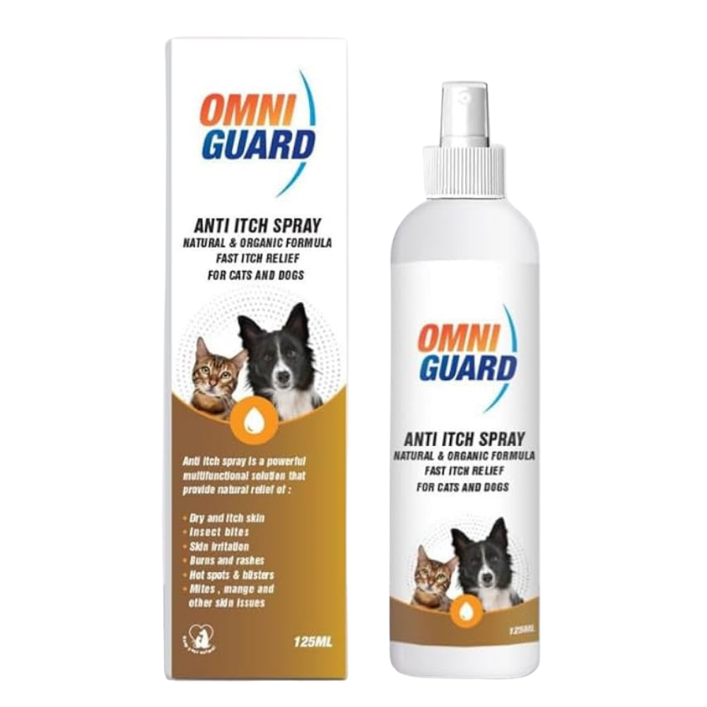 Omni Guard Anti-itch Spray For Dogs and Cats 125 ml Petfast.shop Omni Guard Cat Dog Egypt Brand Pharmacy Skin & Coat Care petfast.shop Egypt POM3187S Default Title 120.00