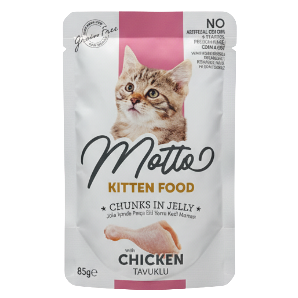 Motto Pouch Kitten Food Chicken 85g Petfast.shop Motto Cat Food Kitten Wet Food petfast.shop Egypt PMO3338S Default Title 115.00