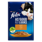 Felix Chicken in Jelly Wet Cat Food Pouch 85g – Complete & Balanced Nutrition Petfast.shop Felix Cat Food Wet Food petfast.shop Egypt PFE3354S Default Title 55.00