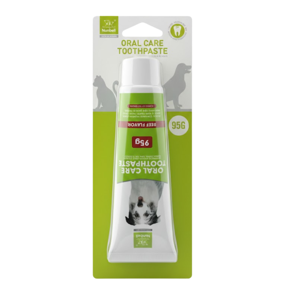 Nunbell Oral Care ToothPaste Beef Flavor 95G Petfast.shop Nunbell Cat Dental Care Dog Pharmacy petfast.shop Egypt PNU4329S Default Title 160.00