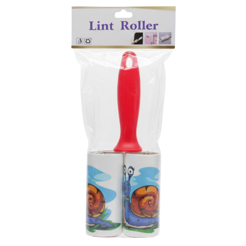 Lint Roller Set with 3 Decorative Refills Petfast.shop Generic Cat Cleaning & Potty Dog Supplies petfast.shop Egypt PLI3476S Red 90.00
