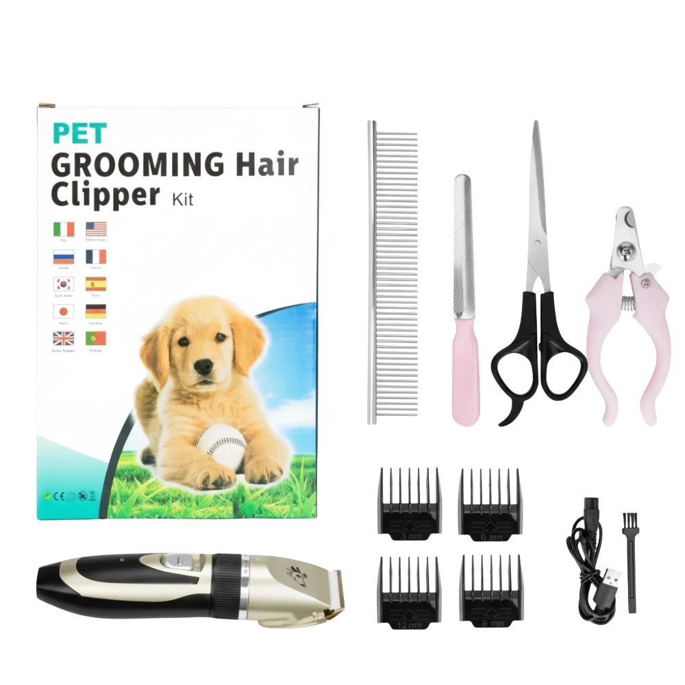 Electric Pet Grooming Hair Clipper Kit Petfast.shop Generic Cat Dog Grooming Grooming Tools petfast.shop Egypt PPE3546S Default Title 950.00