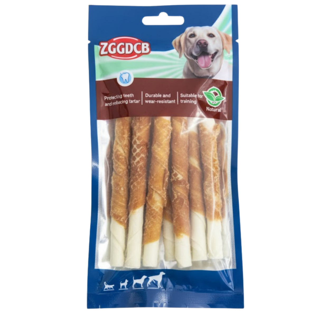 ZGGDCB Pets Dental Snack Chicken Strips 85G