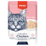 Wanpy Super Premium Chicken & Shrimp for Cat 85g Petfast.shop Wanpy Cat Chewy Treat Treats petfast.shop Egypt 