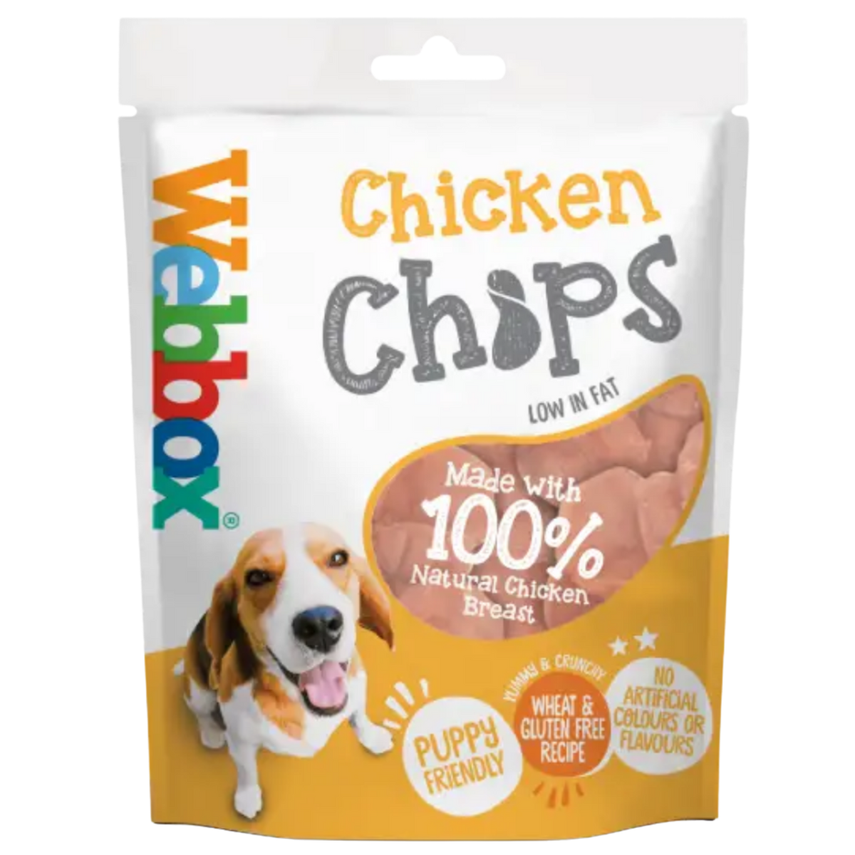Webbox Puppy Treat Chicken Chips 80g