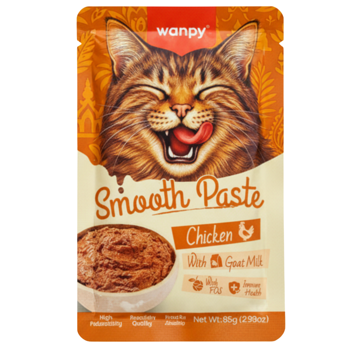 Wanpy Cat Smooth Paste Chicken Pouch 85g