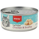 Wanpy Can Chicken & Scallop wet cat food 95g