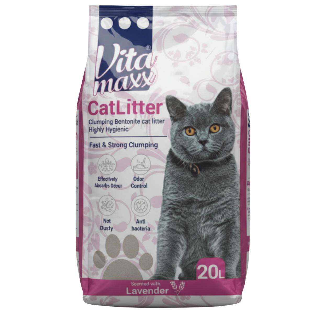 Vita Maxx Clumping Cat Litter Lavender