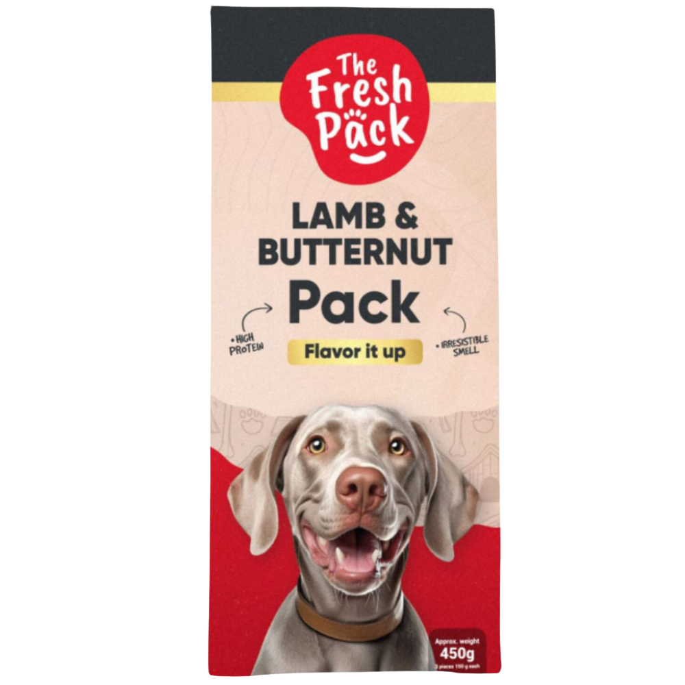 The Fresh Pack Lamb Recipe For Dogs - "UMAMI" 450 Grams Petfast.shop The Fresh Pack Dog Egypt Brand Exclusive Food Frozen Food petfast.shop Egypt PTH1020S Default Title 100.00