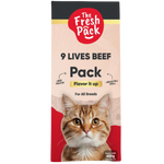 The Fresh Pack 9 Lives Beef For cats - "UMAMI" 450 Grams