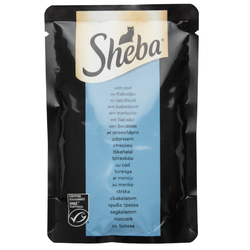Sheba Wet Food For Cat with Cod 85 G Petfast.shop Sheba Cat Food Wet Food petfast.shop Egypt PSH5234S Default Title 120.00