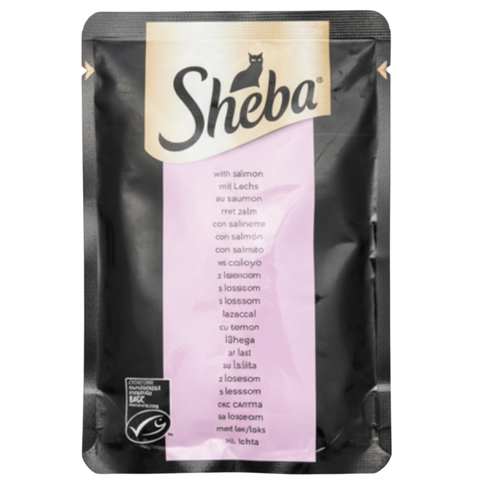 Sheba Wet Food For Cat with Salmon 85 G