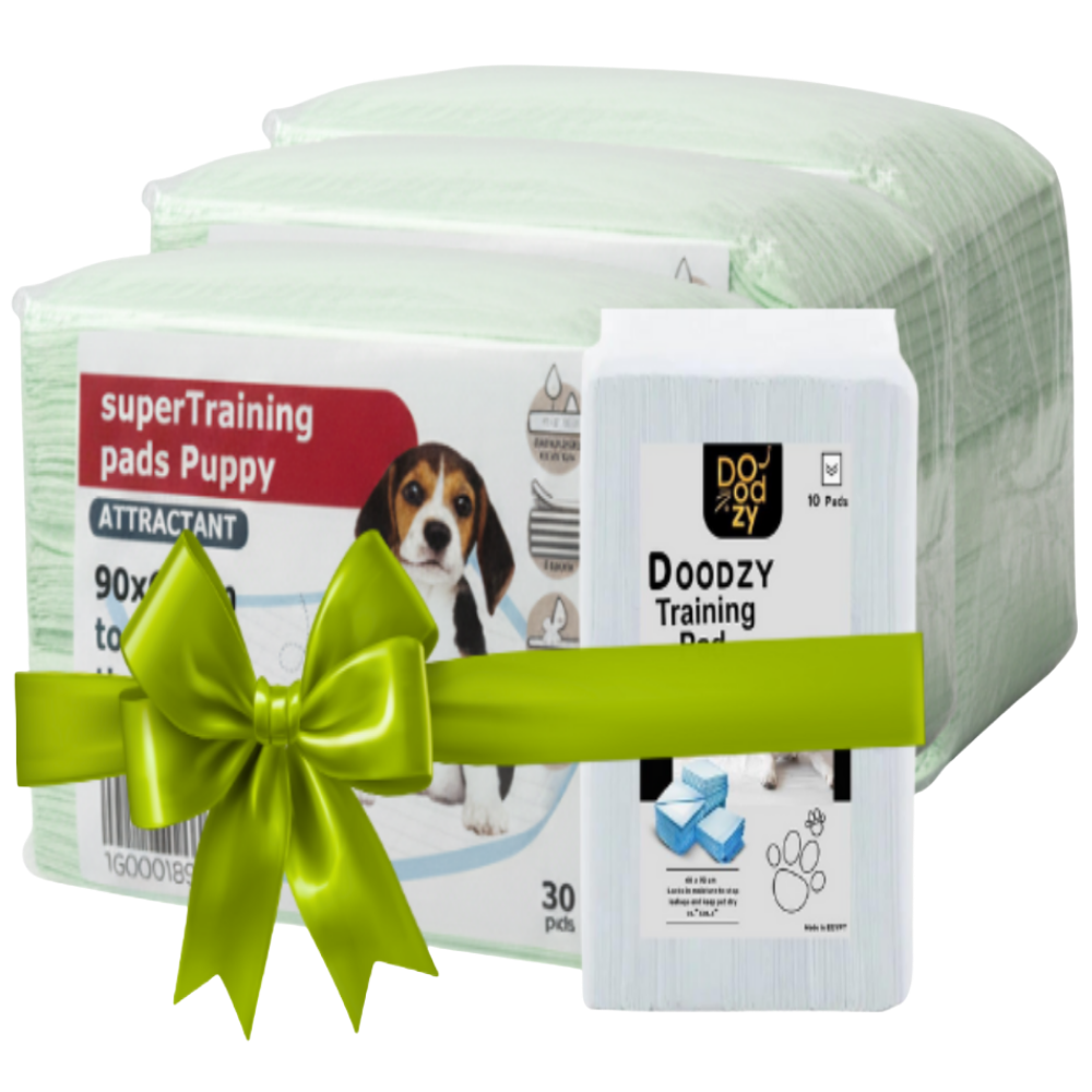 GET 3 Super Training Pads For Puppy 90*60cm 30Pcs + 1 FREE Doodzy Training Pad 60*90- 10 Pads Petfast.shop super training Bundles Cleaning & Potty Dog Egypt Brand Exclude Puppy Supplies petfast.shop Egypt PGE4623S Default Title 1350.00