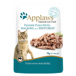Applaws cat food pouch with a cat on the label